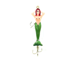 Happy Hooker Novelty Mermaid Lure, Red Hair/Green Legs Color - 4