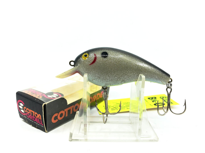Cotton Cordell 8000 Big-O, #01 Silver Flake Color with Box