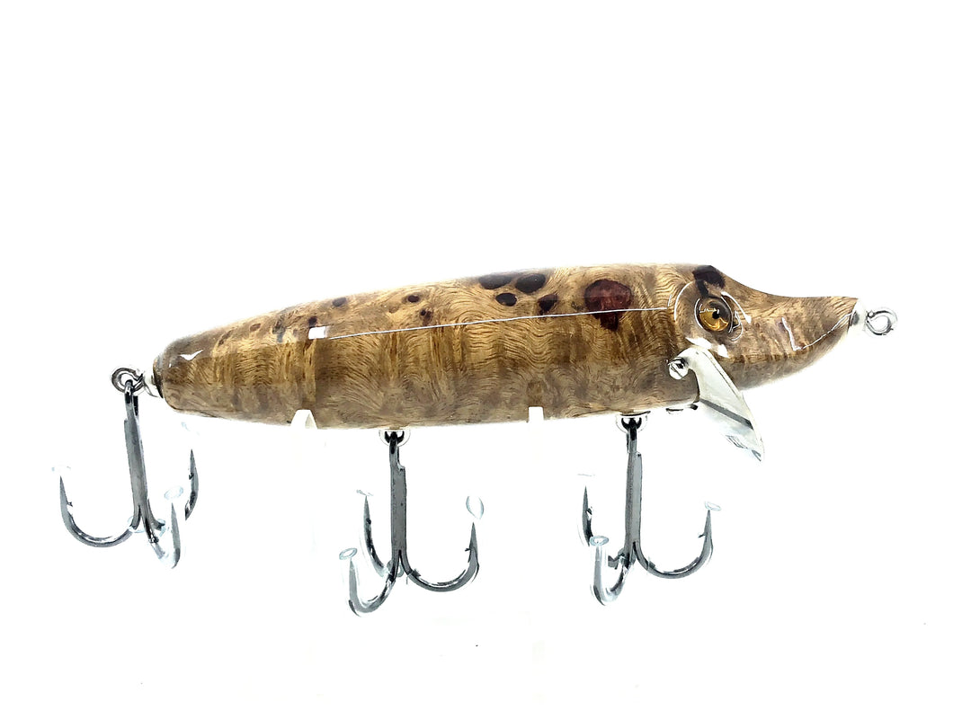 Musky Dan (XXX Lures) Vamp, Stained Hardwood