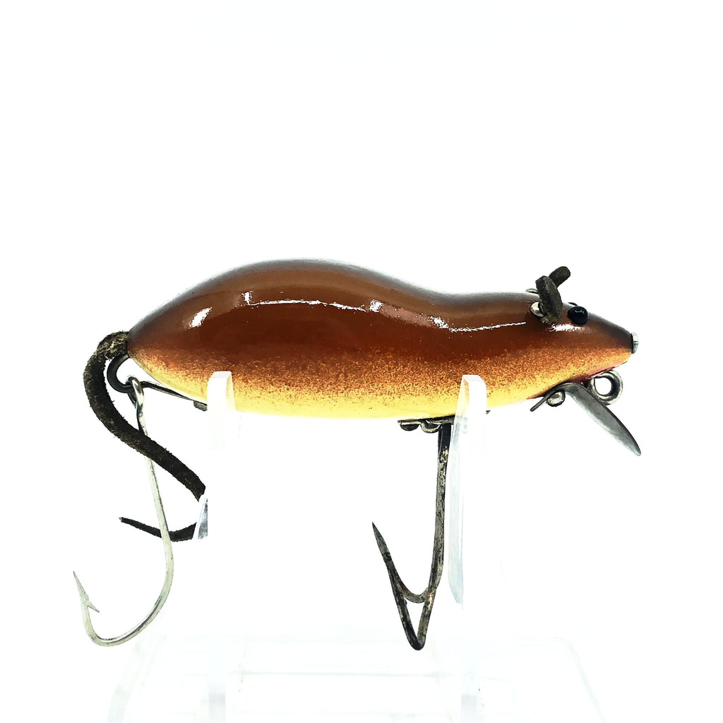 Heddon Meadow Mouse L-Rig, Repainted Brown Mouse Color – My Bait Shop, LLC