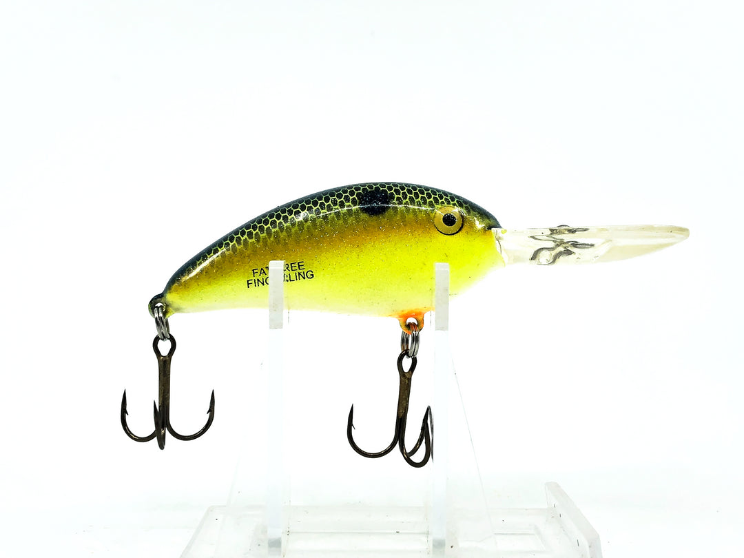 Bomber Fat Free Fingerling Shad, FL Foxy Lady Color on Card