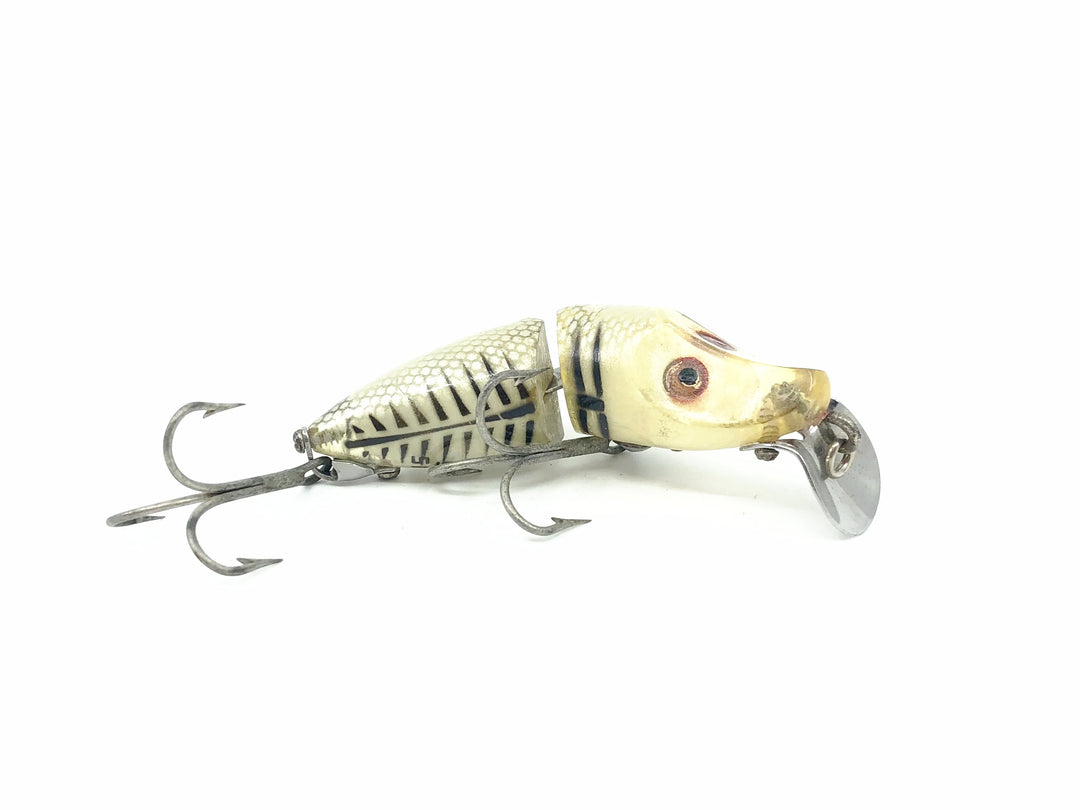 Heddon Jointed River Runt Spook Sinker 9330-XRS Silver Shore Minnow Color