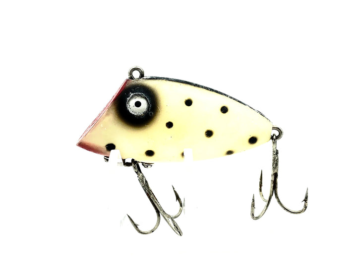 Tackle Industries Swimmin Minnow, White/Black Dots Color