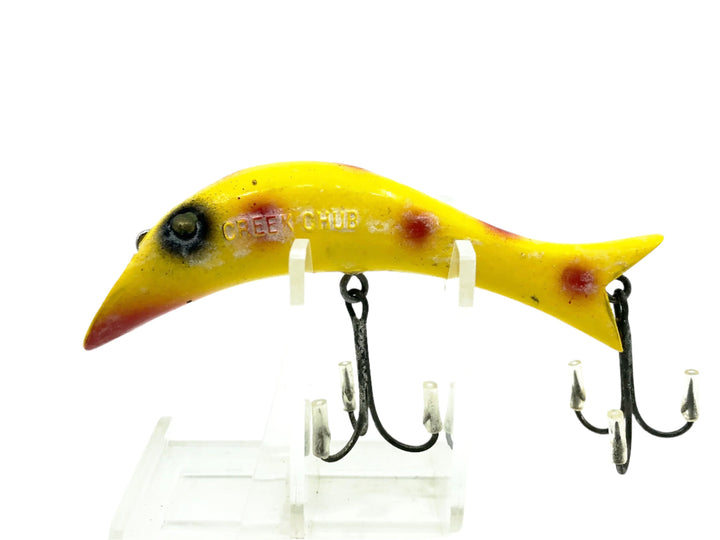 Creek Chub 1000-P Nikie, #14 Yellow Spotted Color 1014-P