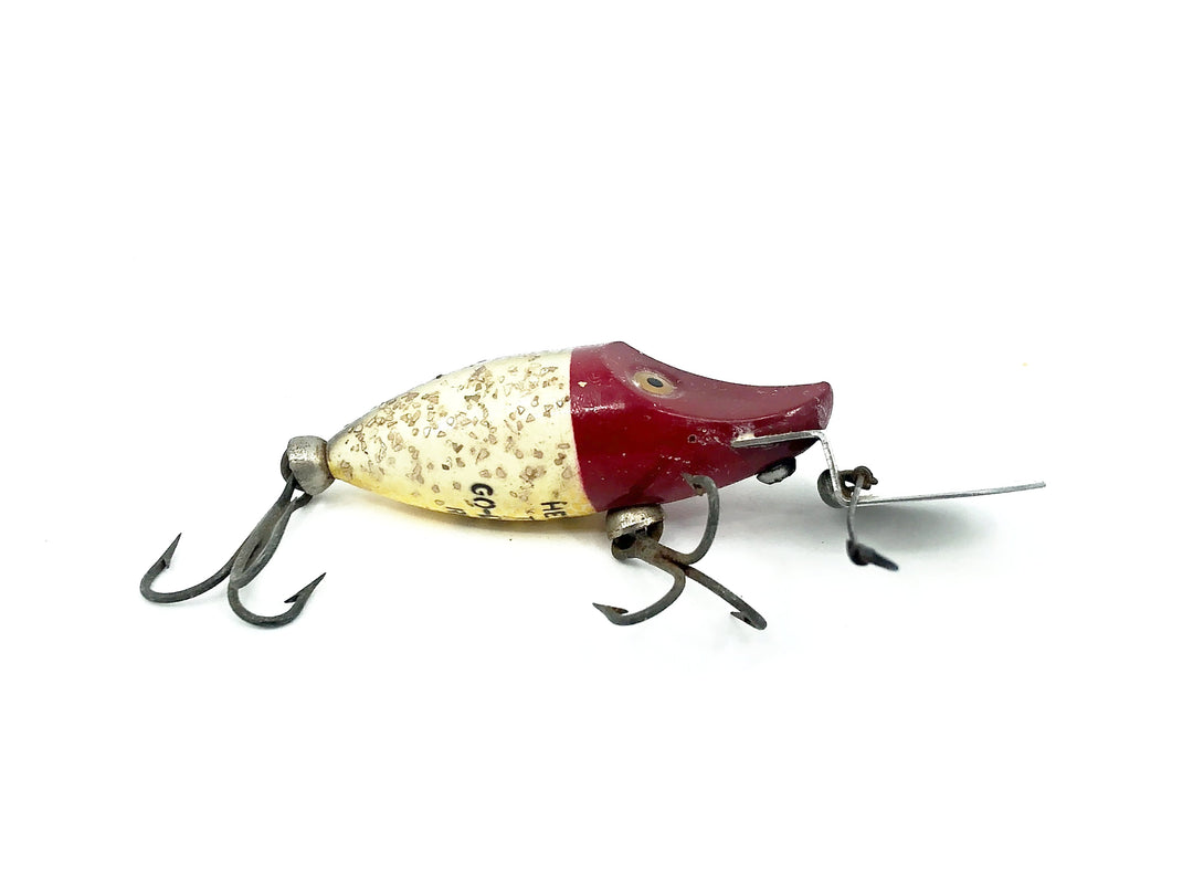 Heddon Tiny Go Deeper River Runt D350, RHF Red Head Flitter Color