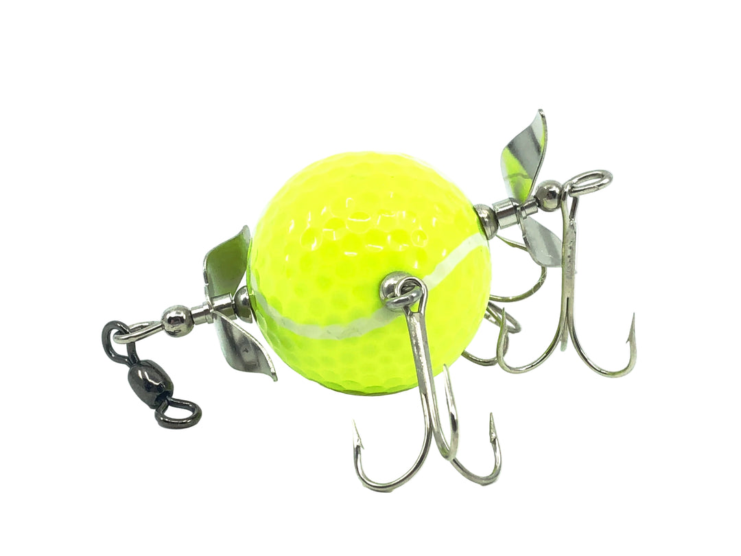 Musky Dan (XXX Lures) Golfer Lure, Tennis Ball Color
