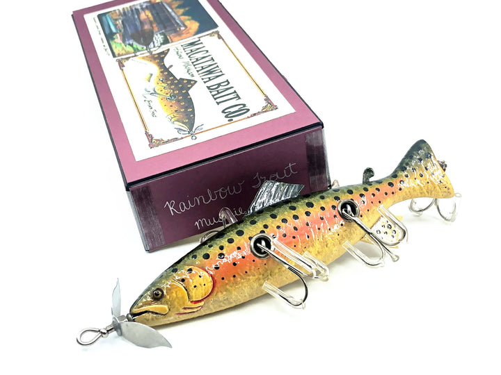 Macatawa Bait Co. Musky Size Rainbow Trout Lure with Box, Signed- 1 of 1