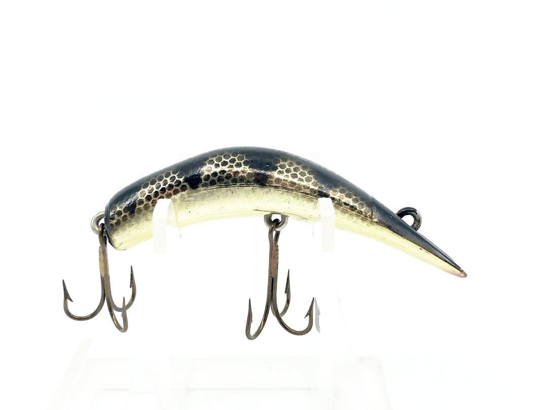 Kautzky Plastic Lazy Ike 2, KL2-MBLR Metallic Black Ribs Color