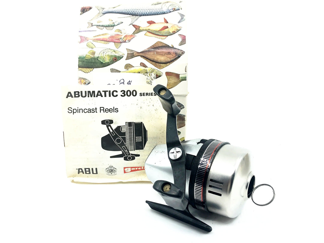 Abu Abumatic 315 Spincast Reel w/Paperwork & Warranty