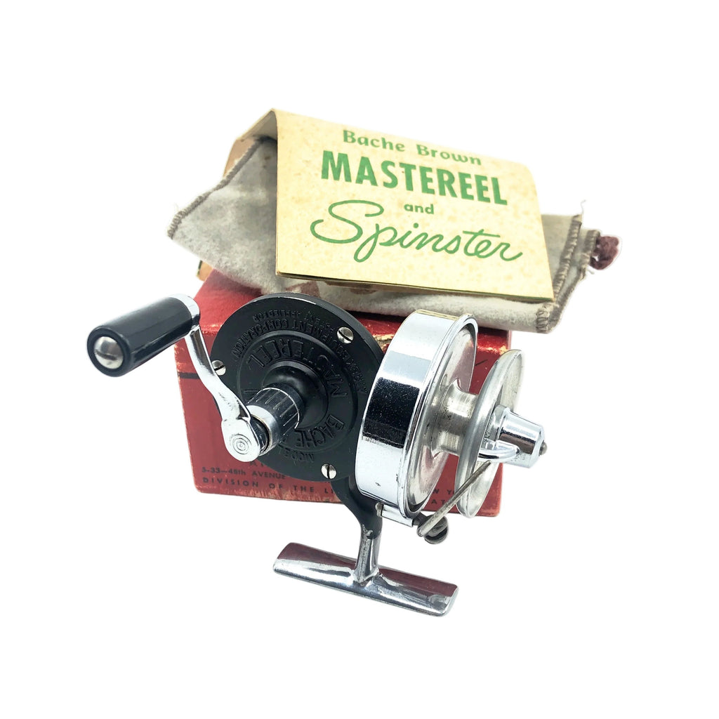 Airex (Bache Brown) Mastereel Model 2-A Spinning Reel, Box, Paperwork – My Bait Shop, LLC