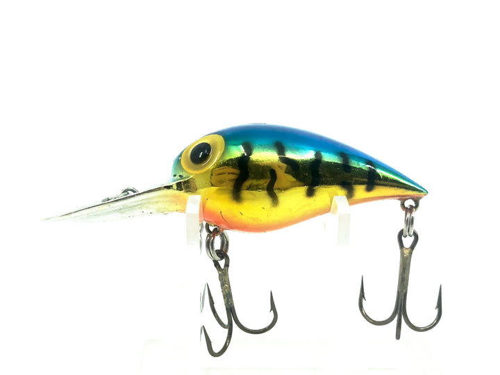 Storm Wiggle Wart V162 Metallic Blue Back/Gold Tiger/OB Color