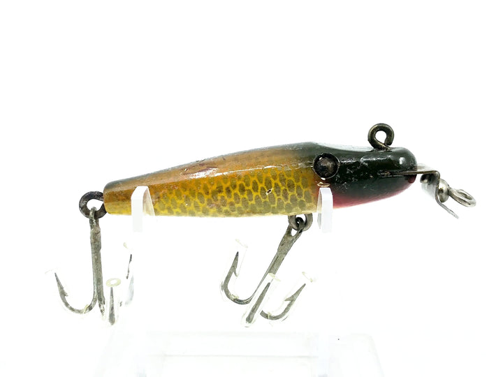 Creek Chub 2200 Midget Pikie 2204, #04 Golden Shiner Color - Double Line tie