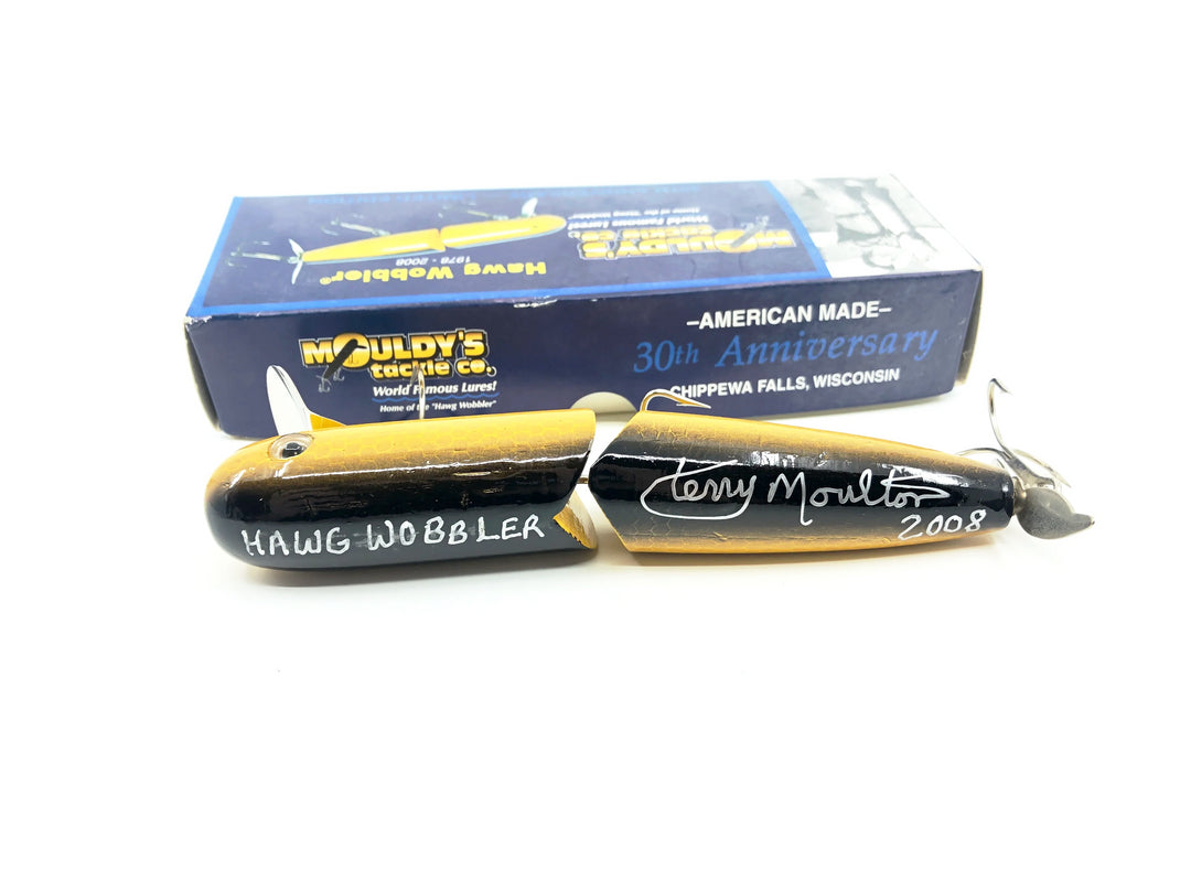 Mouldy's Hawg Wobbler 30th Anniversary Lure Perch Color - 2008 Numbered and Signed 78/300
