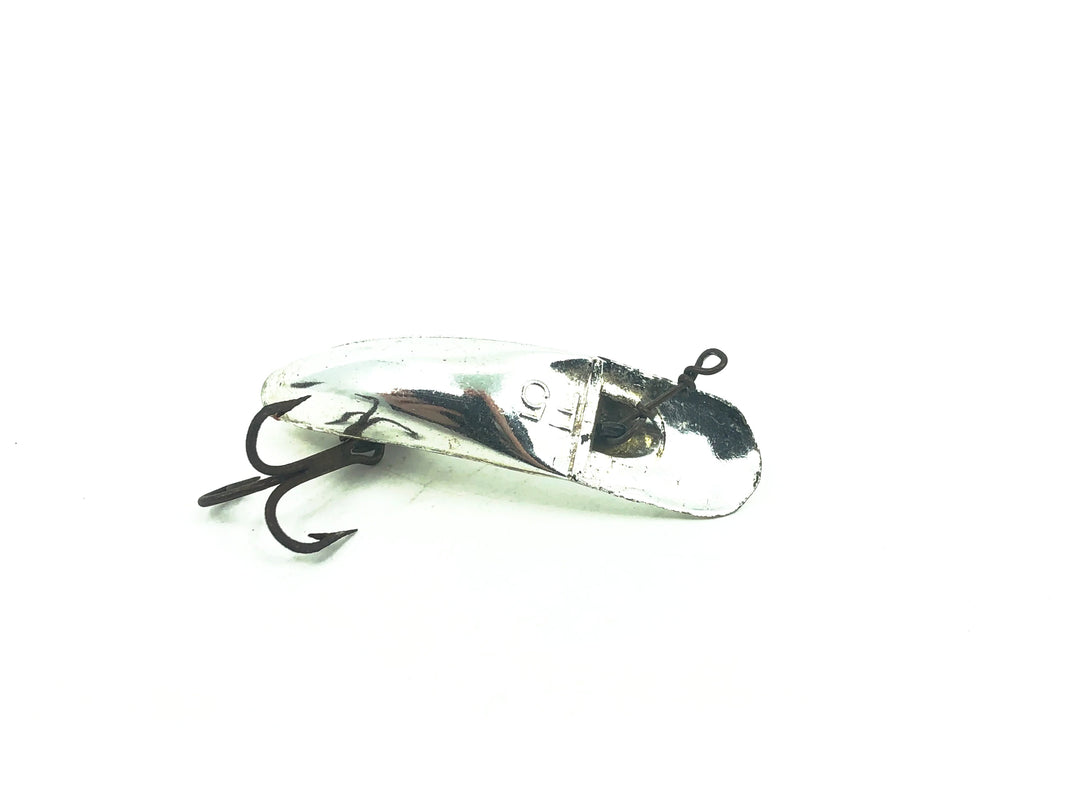 Helin Flatfish F5, SPL Silver Plated Color-  Vintage plastic version