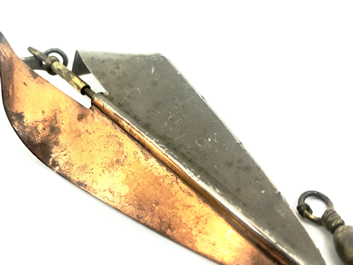Pflueger McMurray Spoon Spinner 2/0, Brass & Silver Color