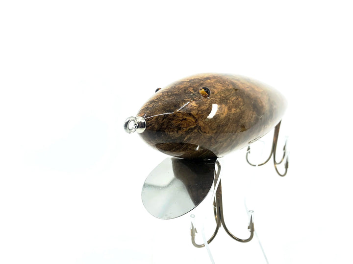 Musky Dan (XXX Lures) Musky Diver, Pollyanna Burl Color w/COA