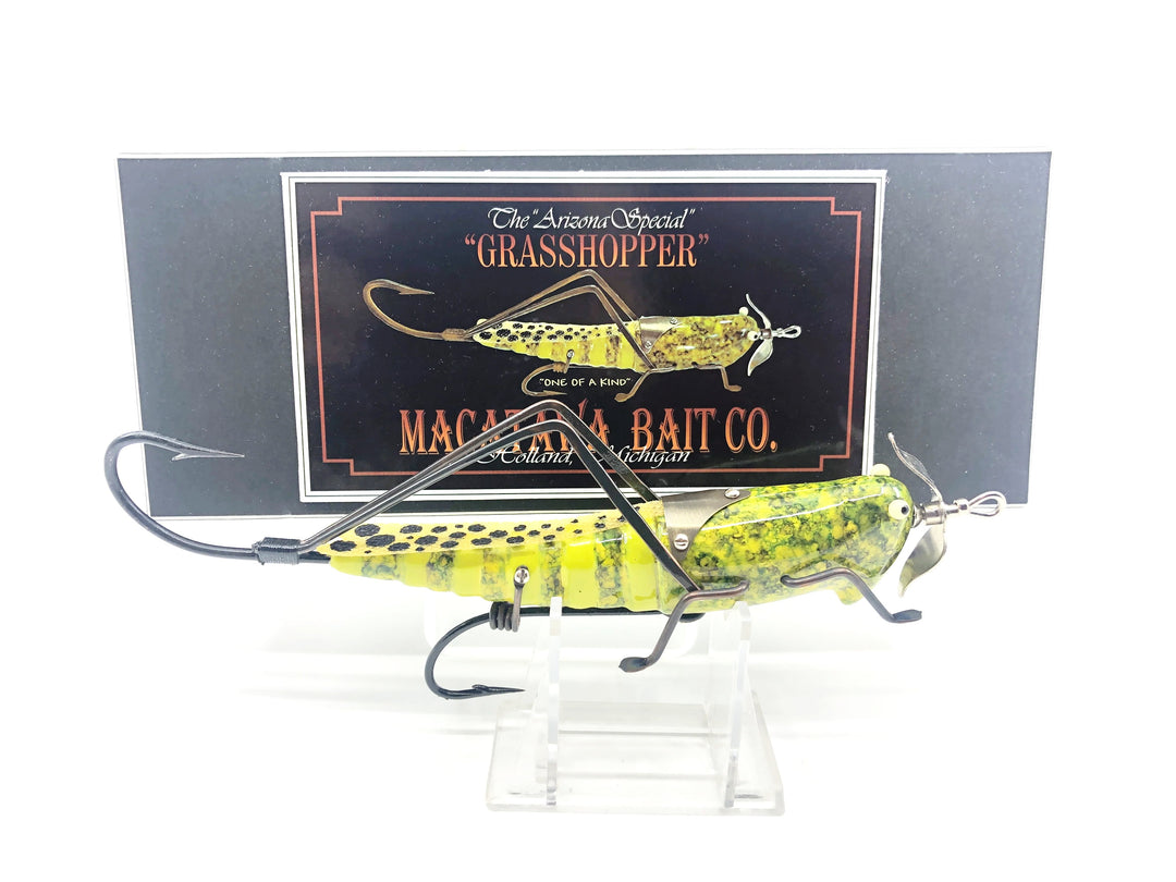 Macatawa Bait Co. Large Grasshopper Lure w/Box (Muskie Hopper)