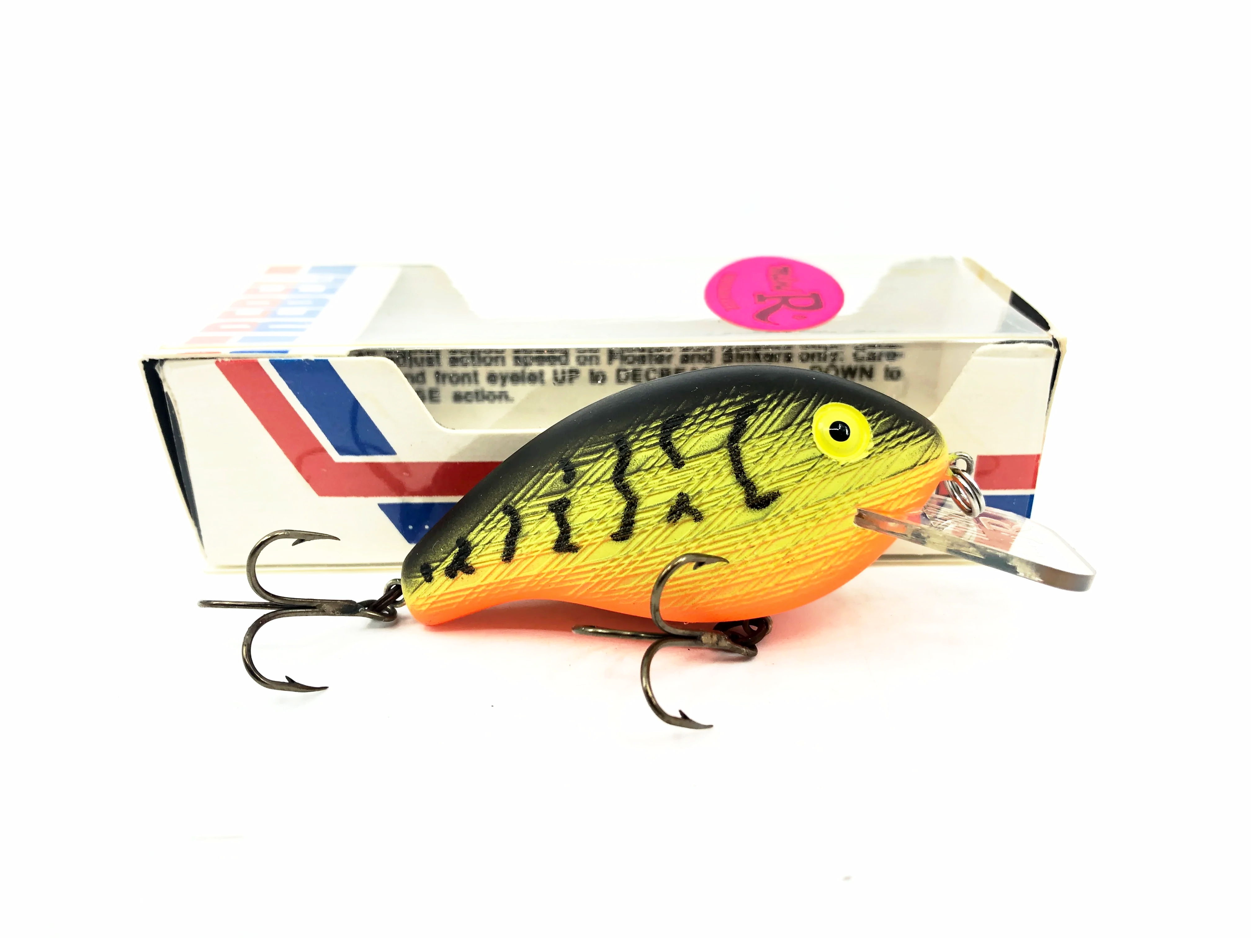 Lot De 3 Leurres Rebel / Rapala - Crankbait Argent - Flottants - Occasion