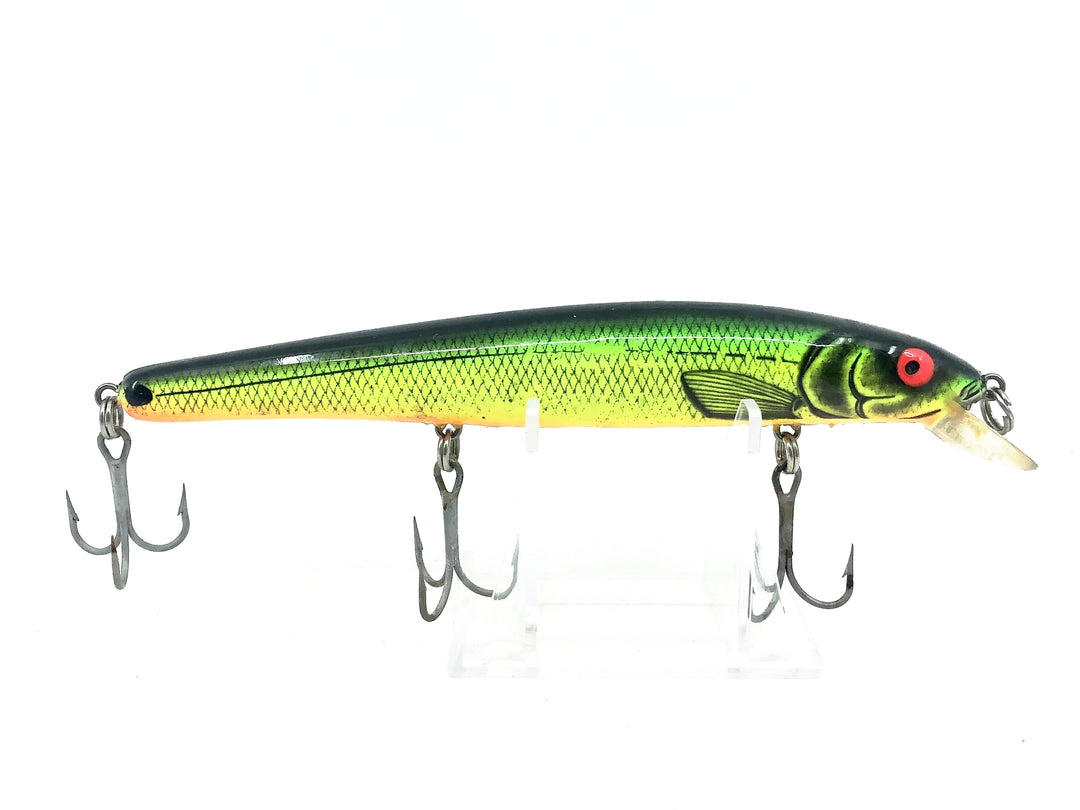 Bomber Magnum Long a 16A, XM7 Fire River Minnow/Orange Belly Color