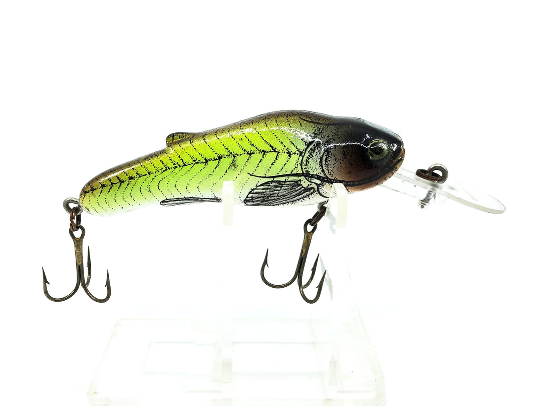 Crankbait Corp Fingerling Bullcat Series, #41 Bullhead/Madtom Green/Black Color