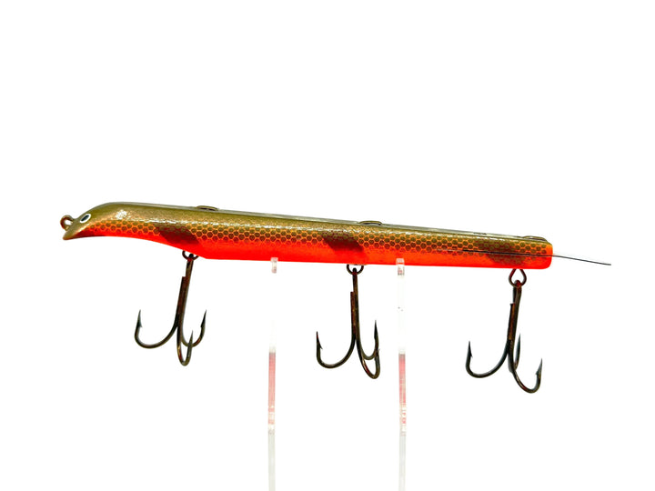 9" Suick Weighted-Thriller, Blaze Orange Belly/Gold Black & Sides Color