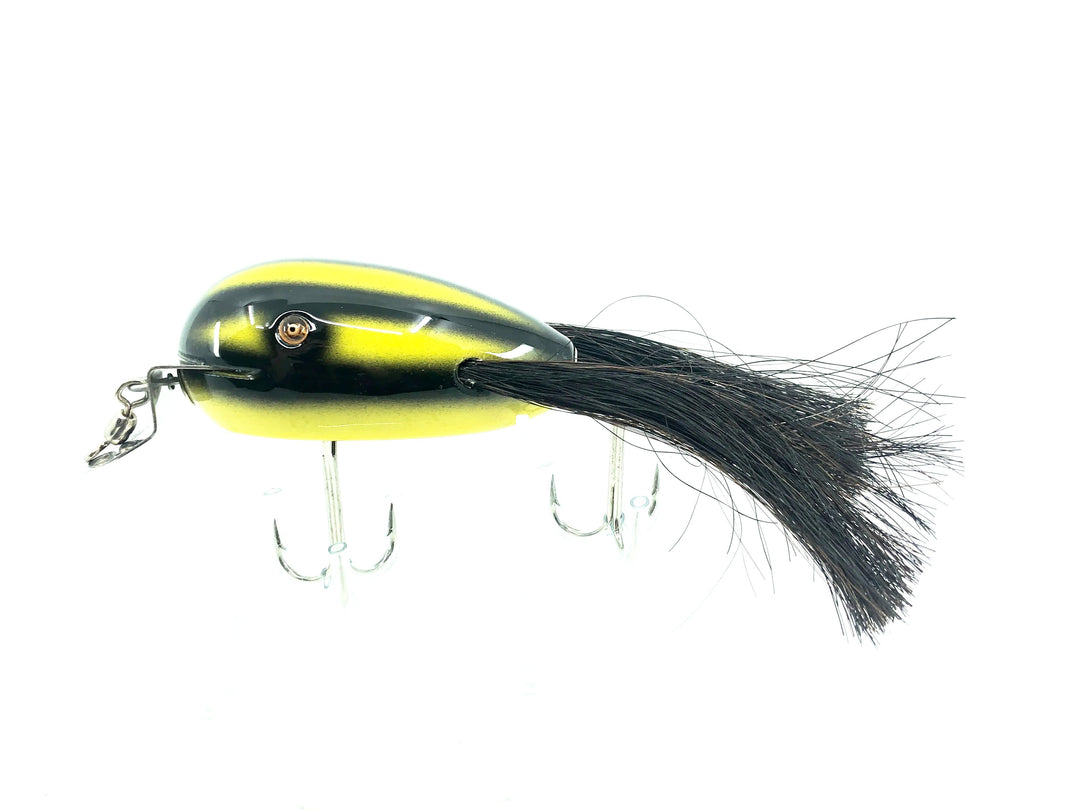 Musky Dan (XXX Lures) Husky Dingbat, Yellow Skunk Color
