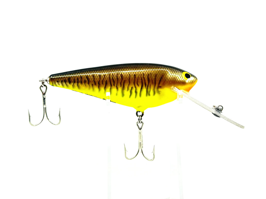 Bagley Monster Shad MSD-LM9 Little Musky on Chartreuse Color