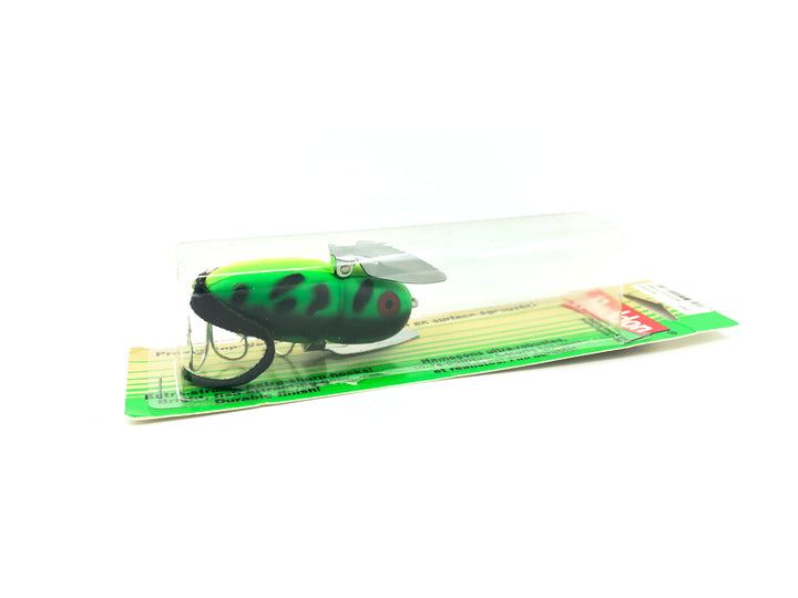 Heddon Crawler Mouse, GRA Green Crawdad Color on Card