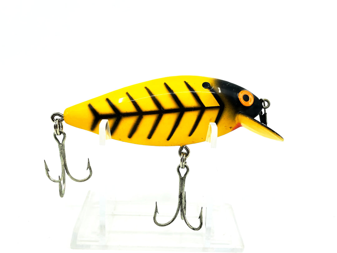 Bomber Speed Shad 4S, #20 Yellow/Black Ribs Color
