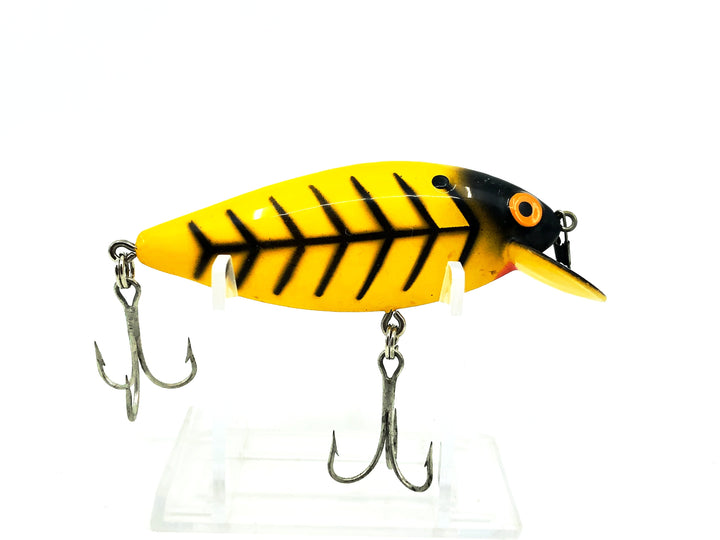 Bomber Speed Shad 4S, #20 Yellow/Black Ribs Color