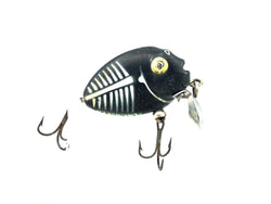 Heddon Tiny Punkinseed 380, XBW Black and White Shore Minnow Color