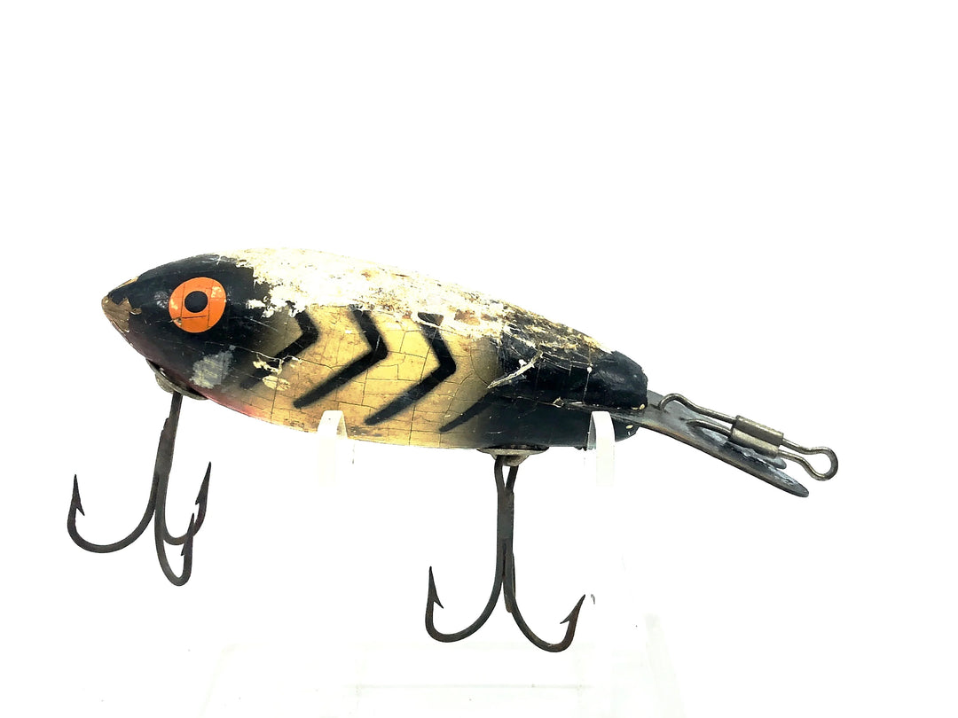 Wooden Bomber 500 Series, #06 White/Black Ribs Color
