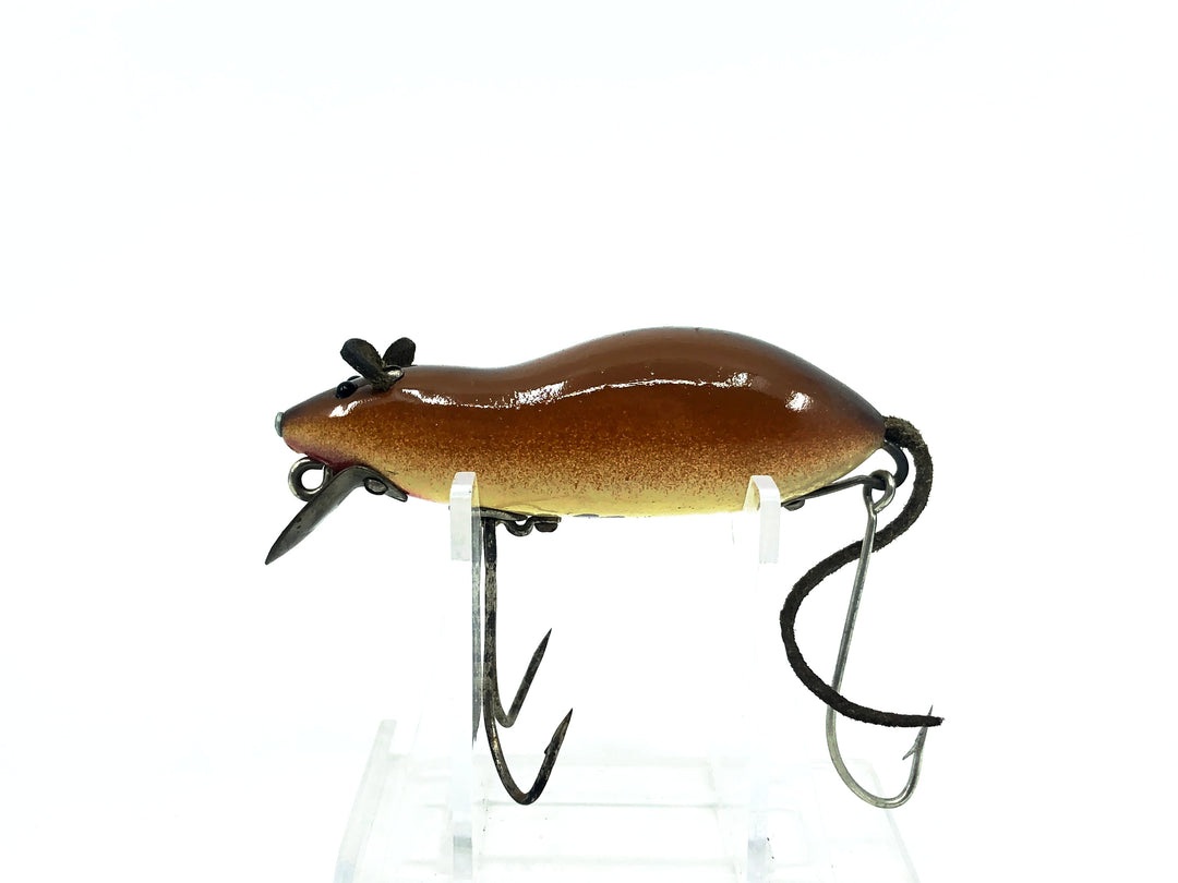Heddon Meadow Mouse L-Rig, Repainted Brown Mouse Color