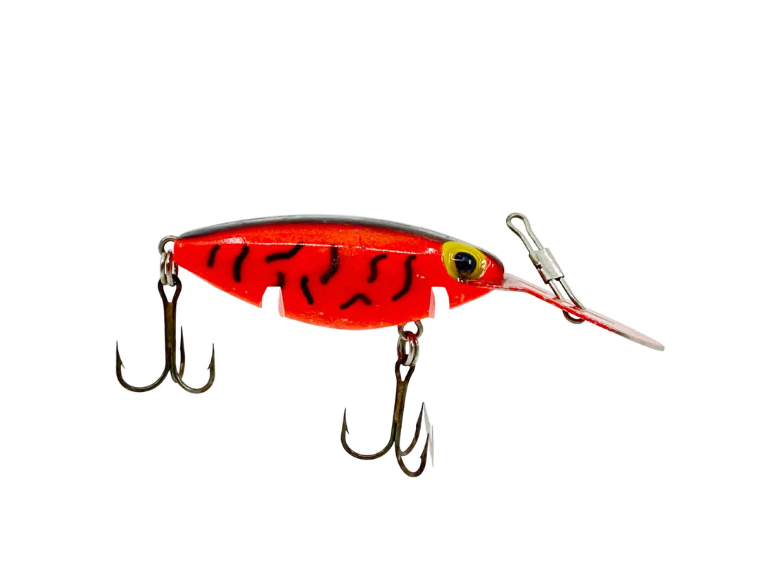 Storm Thin Fin Rattle Tot RH29, #29 Fluorescent Red/Black Squiggle Color