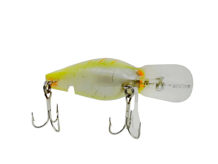 Storm Magnum Wiggle Wart AV47, Chartreuse Fluorescent/Red Herringbone Color