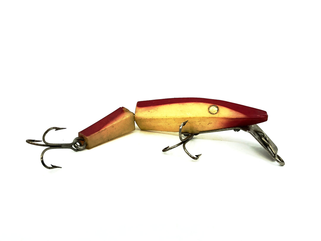 Diamond Jim Jointed Minnow, Red/White Color