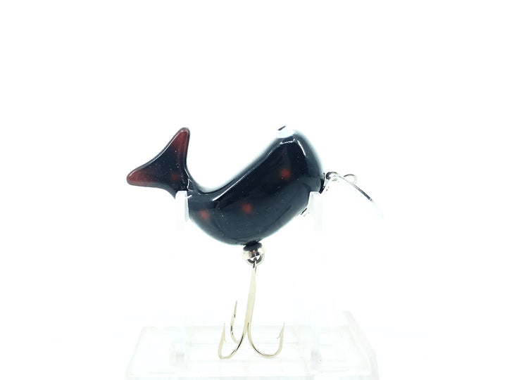 Plastic Image Up-Tail Hi-Tail Imitation, Black/Red Spots Color