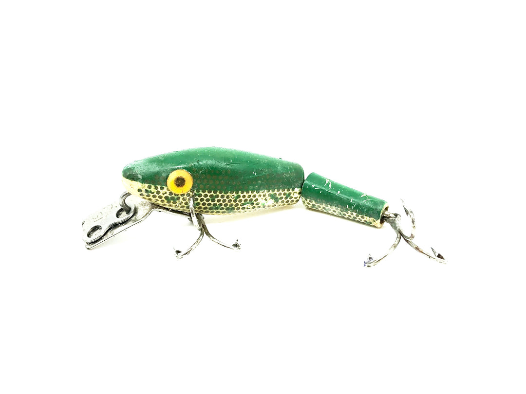 L & S Panfish Sinker, White Belly/Green Back & Speckles Color