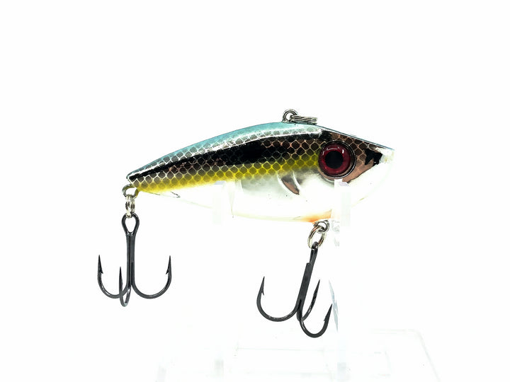 Strike King Red Eyed Shad 1/2oz, Chrome Sexy Shad Color