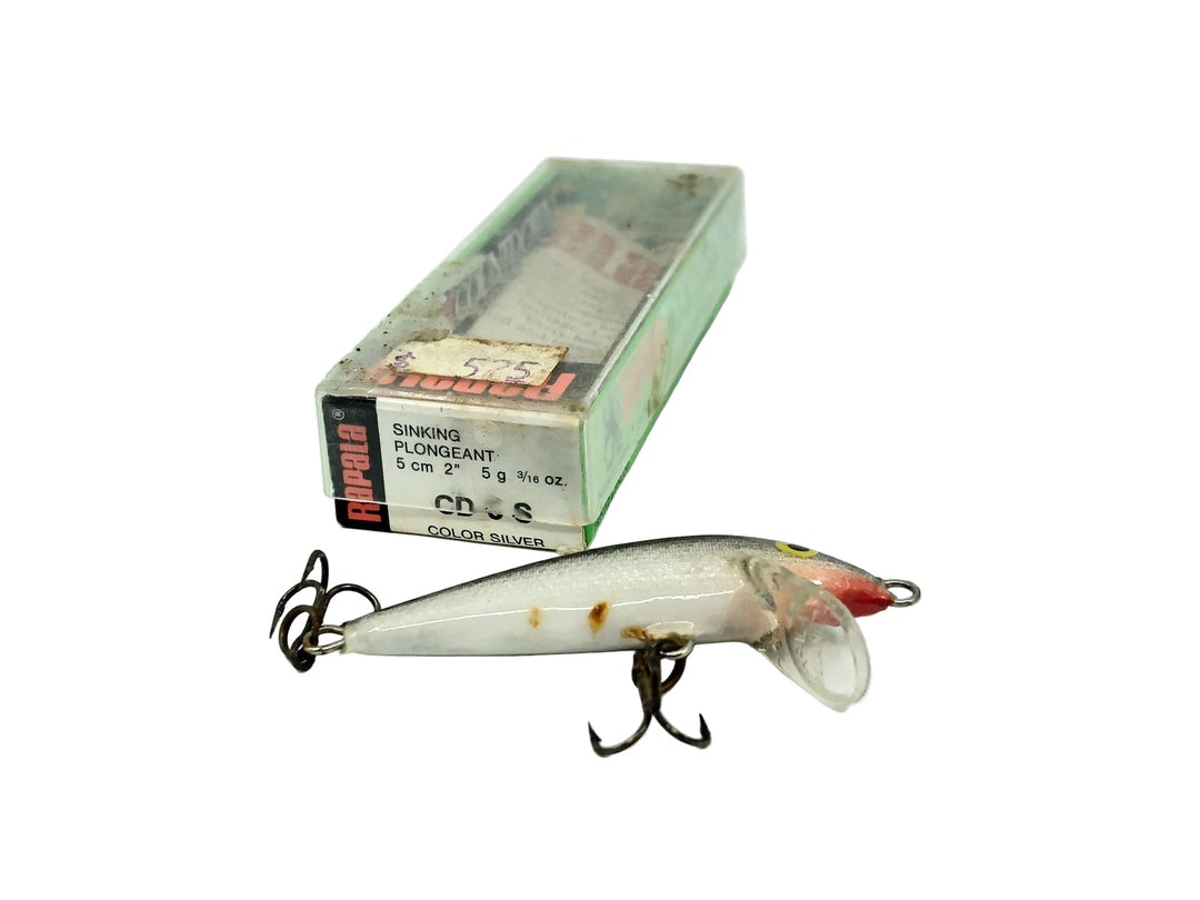 Rapala Count Down Minnow CD-5 S, Silver Color Lure with Box