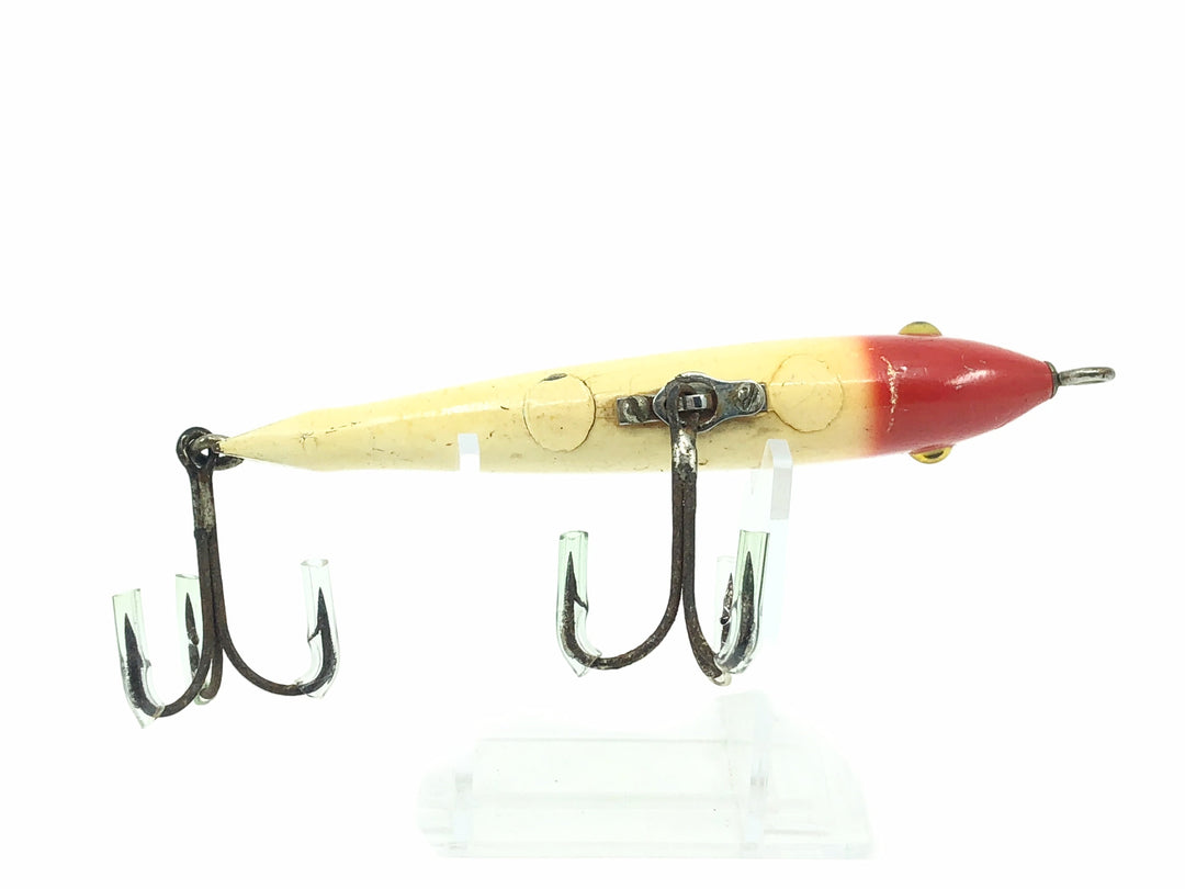 Heddon #800 Saltwater Special (Big Mary), RH Red Head/White Color -Toilet Seat Hardware