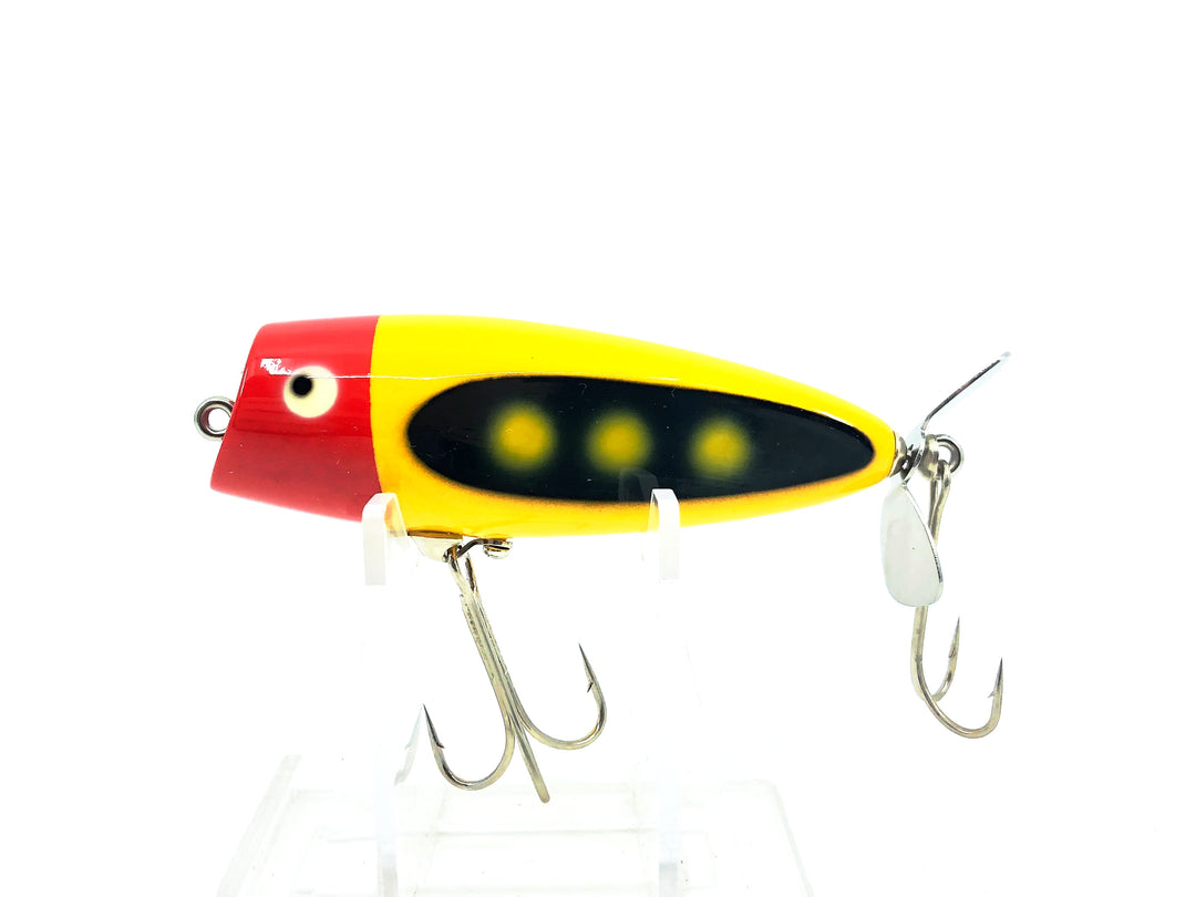 Japanese P-Vot Lure, Red Head/Yellow/Black Wings Color