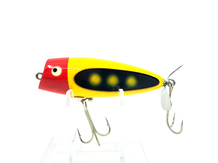 Japanese P-Vot Lure, Red Head/Yellow/Black Wings Color