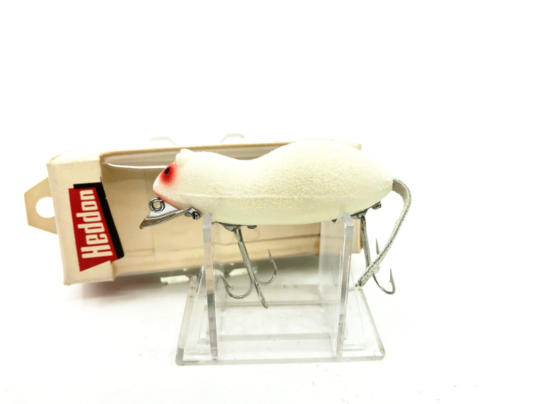 Heddon Meadow Mouse with Box 9800, WM White Mouse Color on Card