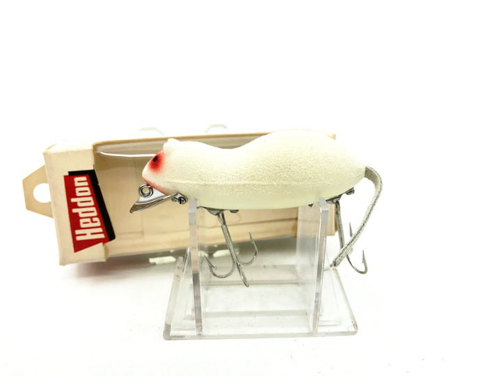 Heddon Meadow Mouse with Box 9800, WM White Mouse Color on Card