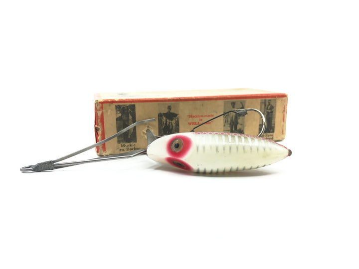 Heddon River Runt No-Snag N9112XS, White Shore Minnow Color with Brush Box