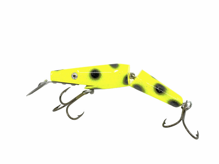 Odyssey Jointed Diving Pig JR, Chartreuse/Black Spots Color
