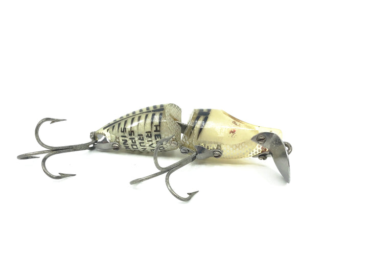 Heddon Jointed River Runt Spook Sinker 9330-XRS Silver Shore Minnow Color