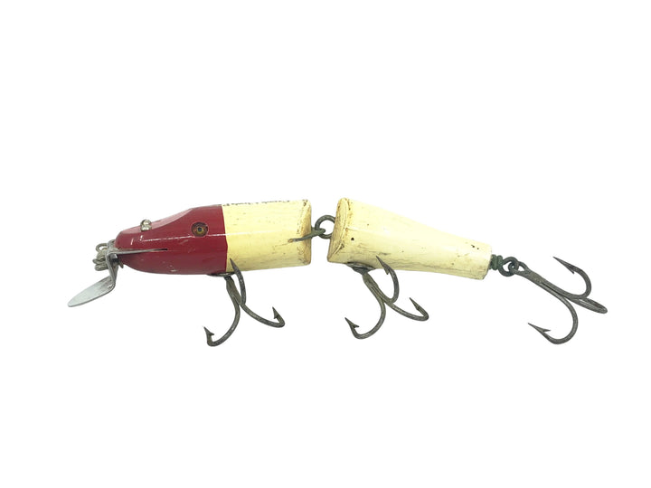 Creek Chub Jointed Snook Pikie 5500, Red Head/White Color 5501