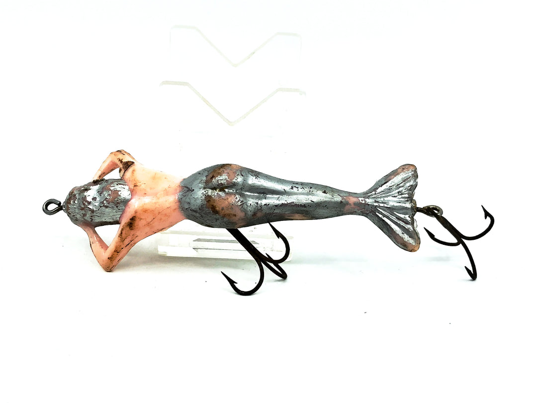 Happy Hooker Novelty Mermaid Lure, Silver Color - 4" Size